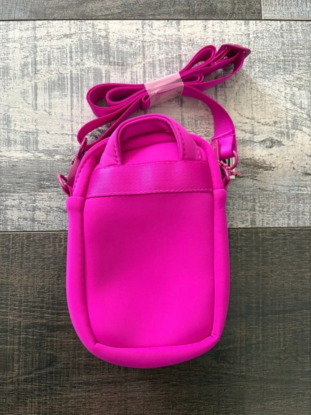 MYTAGALONGS Hot Pink Mini Convertible Crossbody Neoprene Bag NWT